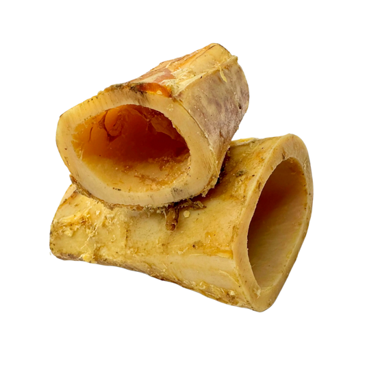 Hollow beef marrow bone