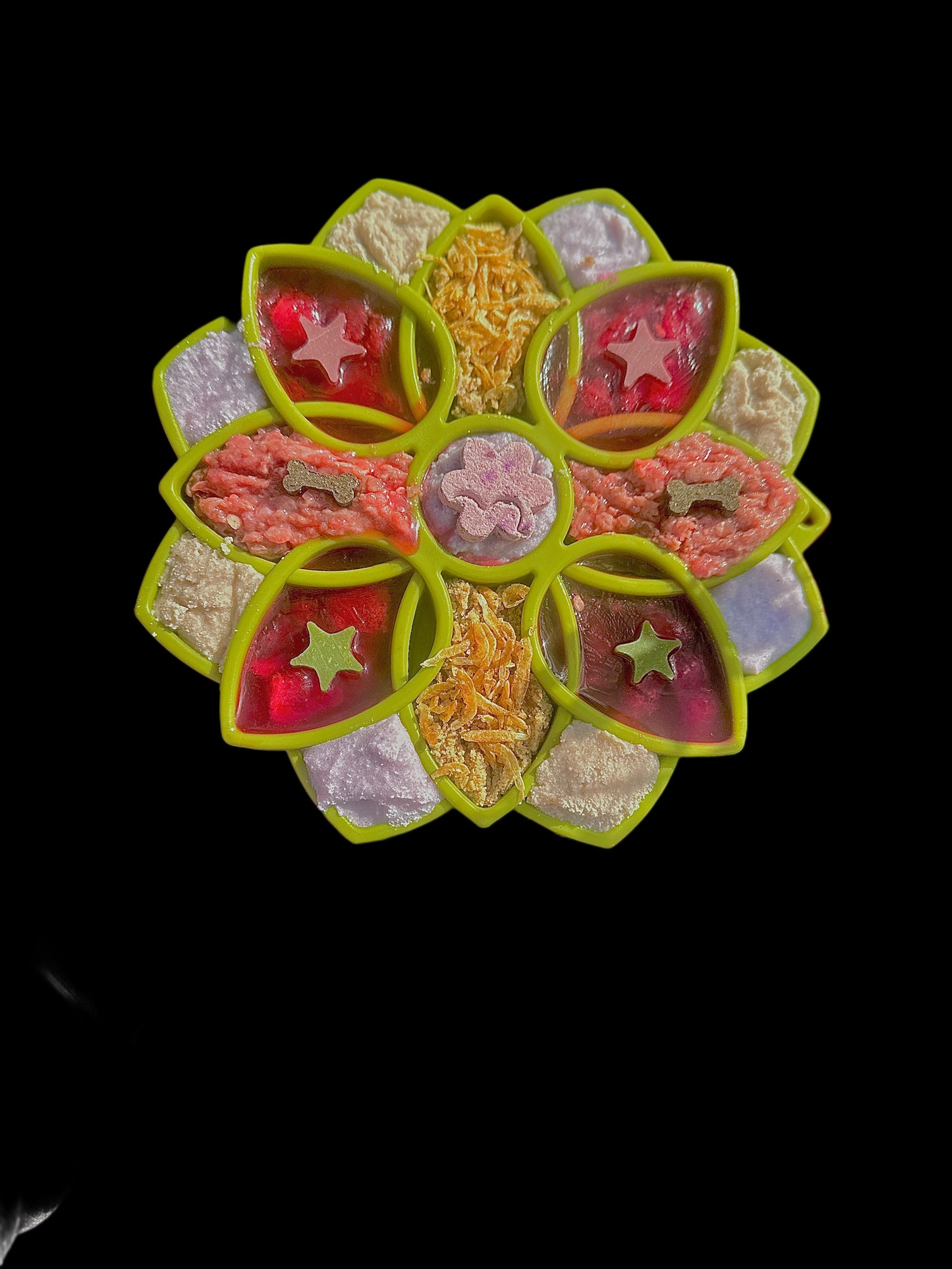 Mandala Design Etray Enrichment Tray