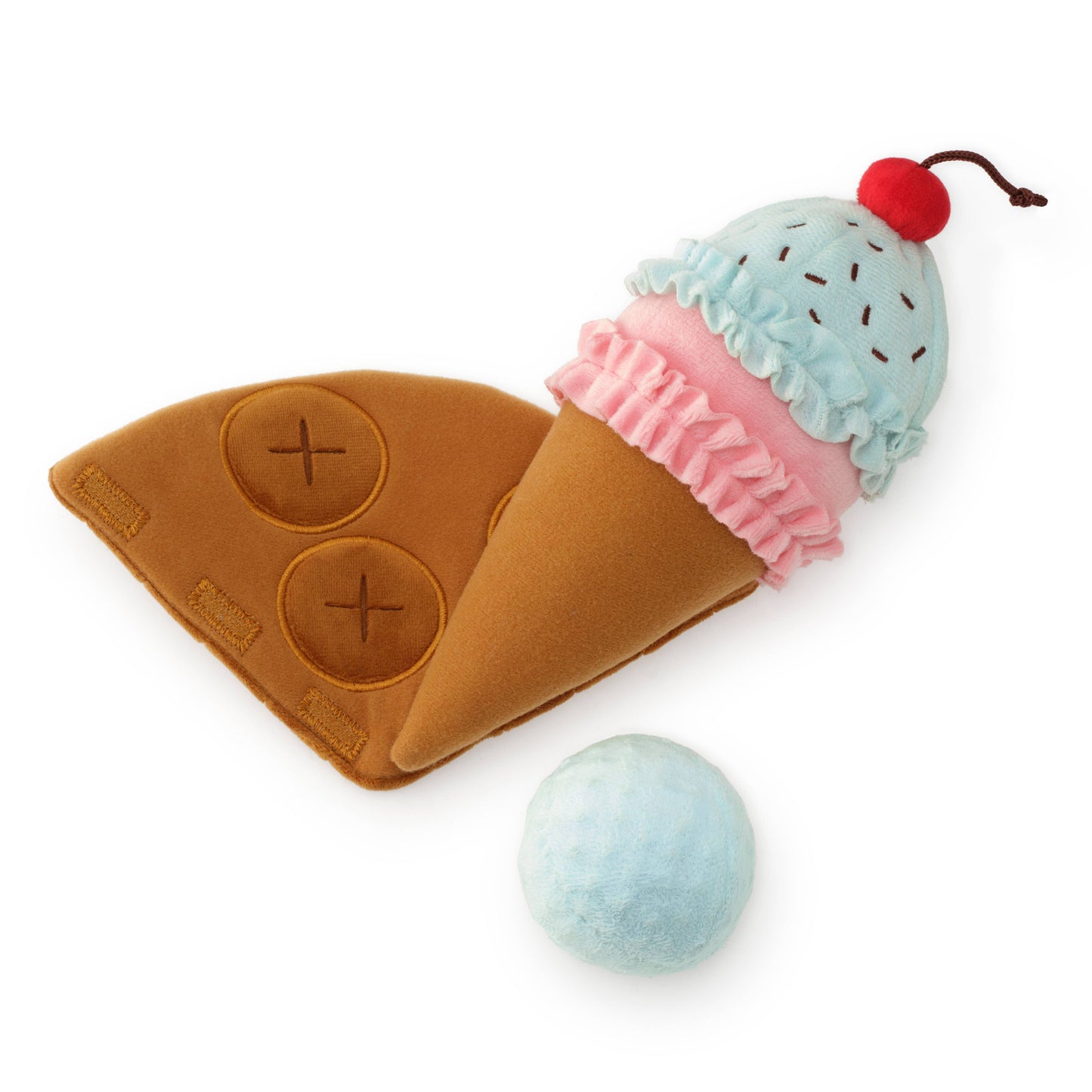 Ice Cream Valentine's Day Interactive Snuffle Dog Toy