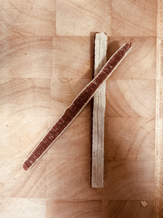 Sandwich duck strips with fish