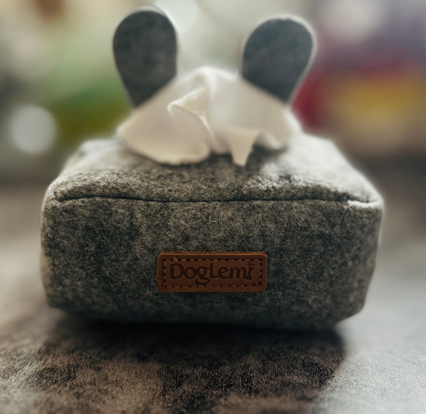 Bunny Enrichment Tissue Box Toy